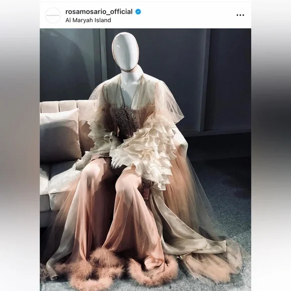 Rosamosario 100% Silk Satin Nude Panty Classic Cut Dune Nude Fawn Silk - Picture 9 of 13